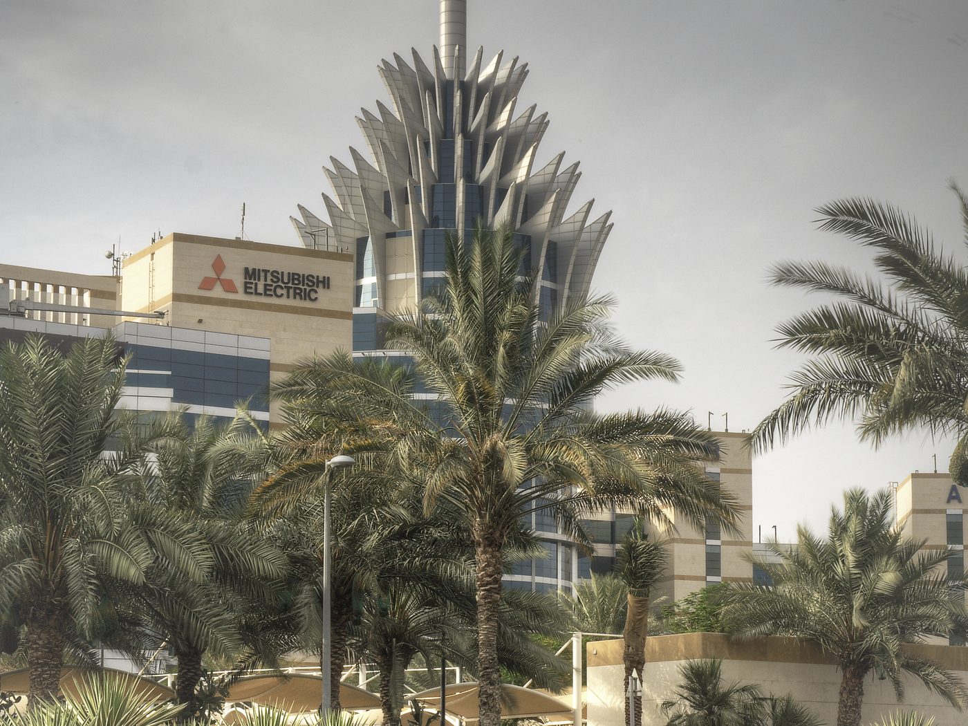 The headquarters tower at Dubai Silicon Oasis.