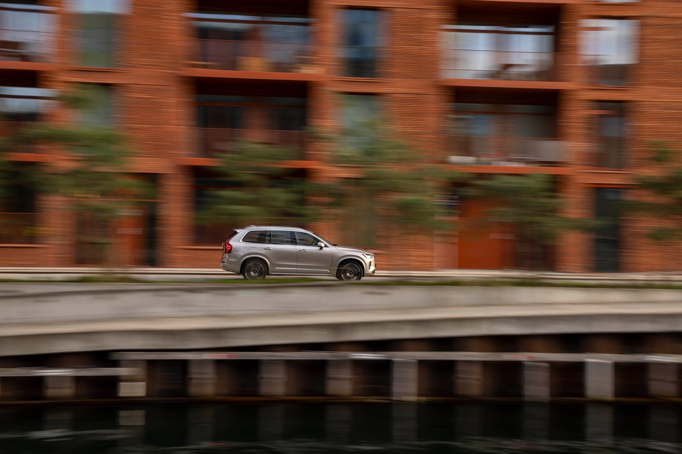 A Volvo SUV in a press image Volvo Cars issued with its Nvidia announcement on Oct. 15, 2026.
